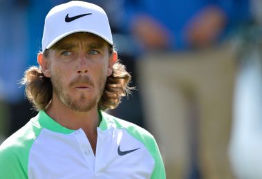 A photo of golfer Tommy Fleetwood